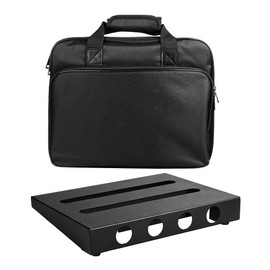 GOKKO Guitar Pedal Board 13.8 x 11 inches Guitar Pedalboard with Carrying Bag