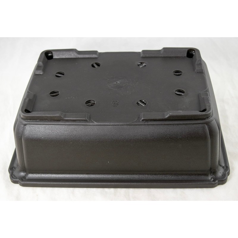 Yubonzai Japanese Heavy Duty Dark Brown Rectangular Plastic Bonsai Training