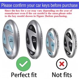 TOGAFEY for Hyundai ioniq 6 Key Fob Cover Soft TPU with Leather Keychain 360 Degree Protection Key Case Shell Holder Fits for Hyundai 2023 2024 Ioniq 6 Azera Grandeur GN7 Kona EV 5 Buttons(B Black)