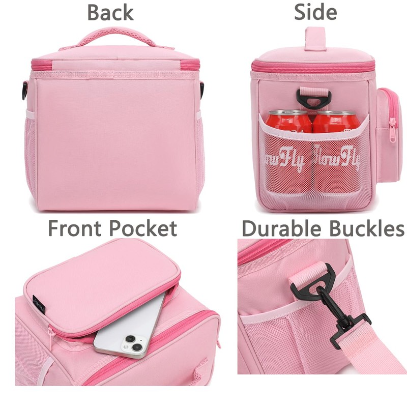FlowFly Insulated Reusable Lunch Bag Adult Large Lunch Box for