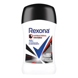 Desodorante En Barra Rexona Antibacterial+invisible 48h 45g