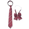 SHUCLASS School Ribbon and Necktie, Set of 2, Ribbon for