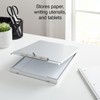 Staples Aluminum Storage Clipboard, Letter Size, Silver, 2/Pack (ST44401-CCVS)