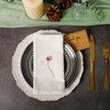 White Waffle Weave Cotton Napkins Set of 6-100% Pure Soft