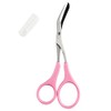 Kai Corporation KQ-809 Mayu Scissors with Comb, Pink