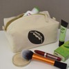 'Rugby Ball' Canvas Wash Bag/Makeup Case (CS00004576)