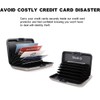 Protector de tarjeta de crédito con bloqueo RFID, carteras de