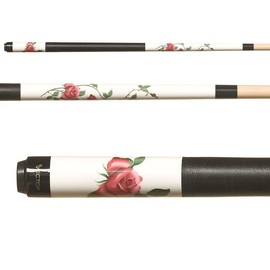 VECTOR Caliber C8 Rose, 2 Piece Maple Pool Cue - Includes 1x1 Soft Case