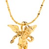 LIFETIME JEWELRY Medium Guardian Angel Pendant Necklace Charm 24K Real