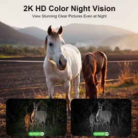 No WiFi Security Camera, 4G LTE Cellular Security Camera, Outdoor Camera Wireless Solar Powered, 360° PTZ Remote Control, 2K Color Night Vision, PIR Motion Sensor, 2 Way Talk, Built in SIM Card