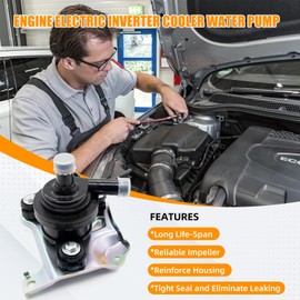 JulyDeep G902047031 Engine Electric Inverter Cooler Water Pump Assembly for Toyota Prius 2004-2009 Water Pump Replace G9020-47031，04000-32528