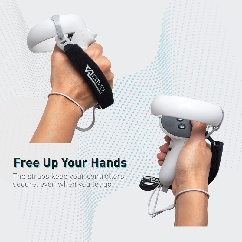 VR Cover Controller Grips for Meta/Oculus Quest 2 (Light Grey)