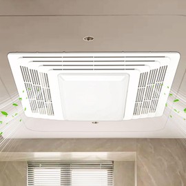 S97013662 Bathroom Fan Cover Grille and Lens Assembly Kit Compatible with Broan 655, 659, 695, HFL695, 656, 657, 696