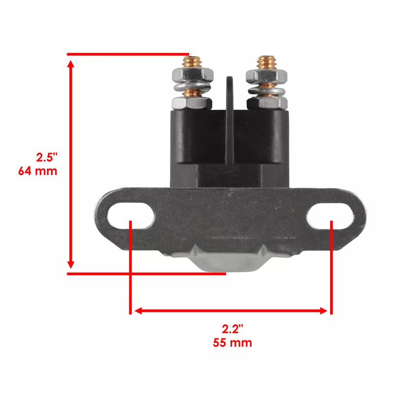 Caltric Starter Solenoid Relay for Polaris Snowmobile 550 Edge 2003