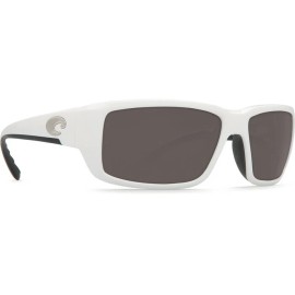 COSTA DEL MAR Fantail Sunglasses - Polarized - OcearchMatteTigerShark/GreySilverMirror, 580G