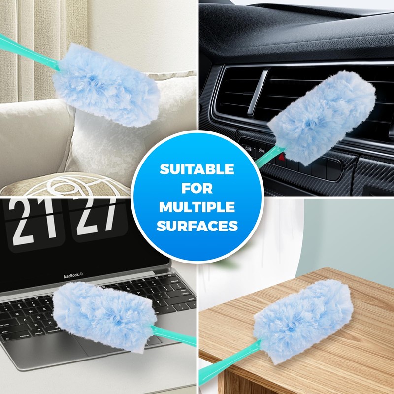 Heavy Duty Duster Refills - Compatible with Swiffer Duster,20 Count