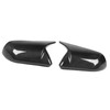 1 Pair Carbon Fiber Mirror Covers Ox Horn Style Car