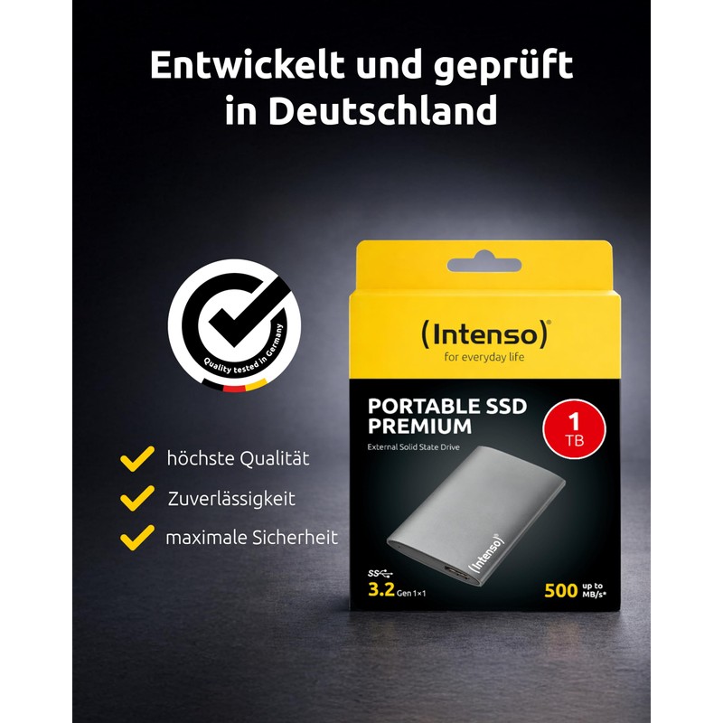 Intenso 1.8 Inch External SSD Premium Edition 1 TB