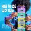 Lucy Nicotine Gum 4mg, 30 Count [Sample Pack] - Discreet,