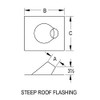 267207 7" Steep Roof Flashing