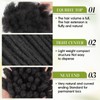 Twigoal Thickness 100% Real Human Hair Dreadlock Extensions for Man/Women