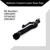 LR042893 Engine Bottom Radiator Coolant Lower Hose Pipe Compatible with