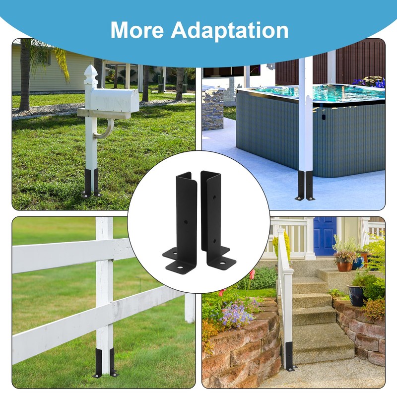 Beowanzk Fence Post Brackets, Fence Brackets, Fence Posts, Fence Post