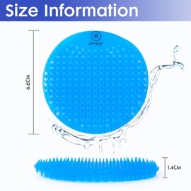 APTIDY | 3D Urinal Screen Deodorizers - Premium 15-Pack with Ocean, Lemon & Lavender Scents, 3D Double-Sided Anti-Splash, Long-Lasting 30 Days/5000 Flushes - Gloves & Clip Included (M, SET 1)