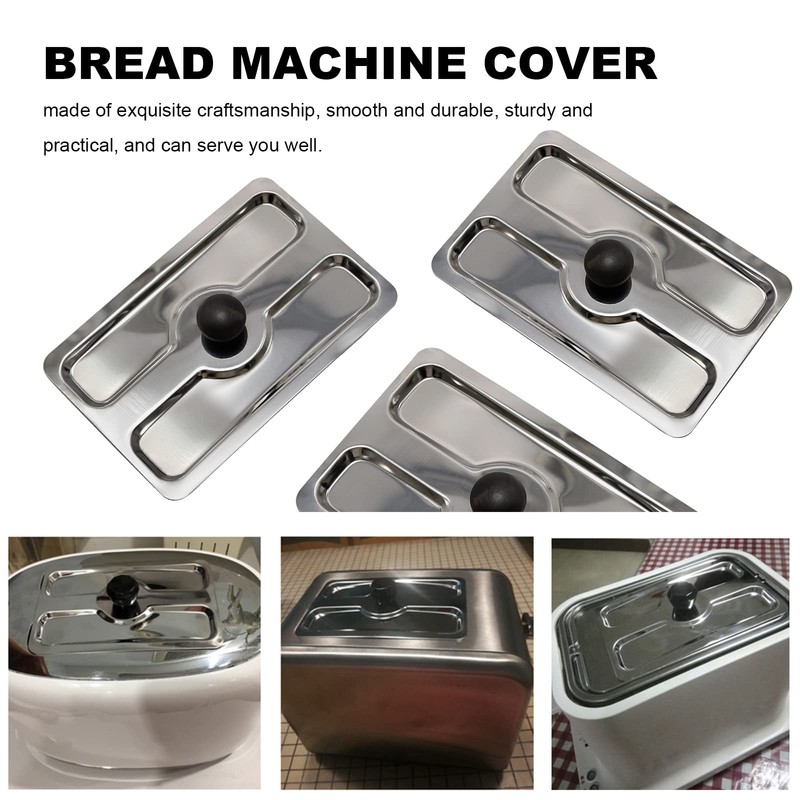 UOIENRT 2 Slice Toaster Dust Cover, Stainless Toaster Appliance Top