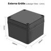 Therlan Junction Box Black Waterproof IP65, Electronic Housing Junction Box