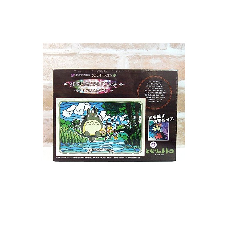 エンスカイ となりのトトロ アートクリスタルジグソーパズル300ピース【なにが釣れるかな?】 26×38cm(完成時) 300-AC34