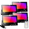 800W Equivalent Smart RGB LED Flood Lights - Bluetooth App