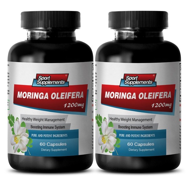 Cholesterol Level Capsules - Moringa Extract 1200mg - Moringa Oil 2B