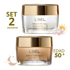 Set Concentré Crema Facial Antiedad Día  Noche Edad 50                                                                                                