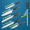 Slitzer Germany 7-Piece Chef's Knife Set, Ergonomically Designed, Professional Grade