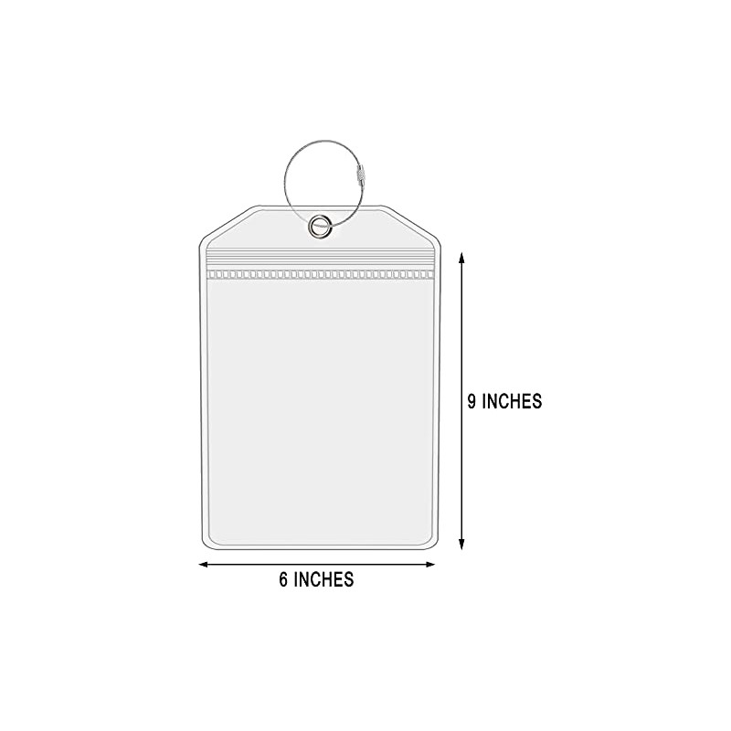 Extra Large Golf Luggage Tag 9 " x 6 ",