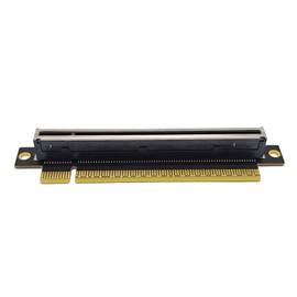 PCIe 5.0 x16 Riser Card, PCIe to PCIe Adapter Card, PCI Express 5.0 x16 to PCIe Converter, PCI-e Extender Card for Computer & 1U/2U/3U/4U Server Case, 270 Degree