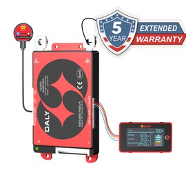 DALY BMS 48V 16S 100A Display - Smart BMS with 3 Inch LCD Screen WiFi Bluetooth Module Supports RS485 CAN for 48V LiFePO4 Golf Carts Electric Outboard Motors Solar Energy Power Systems