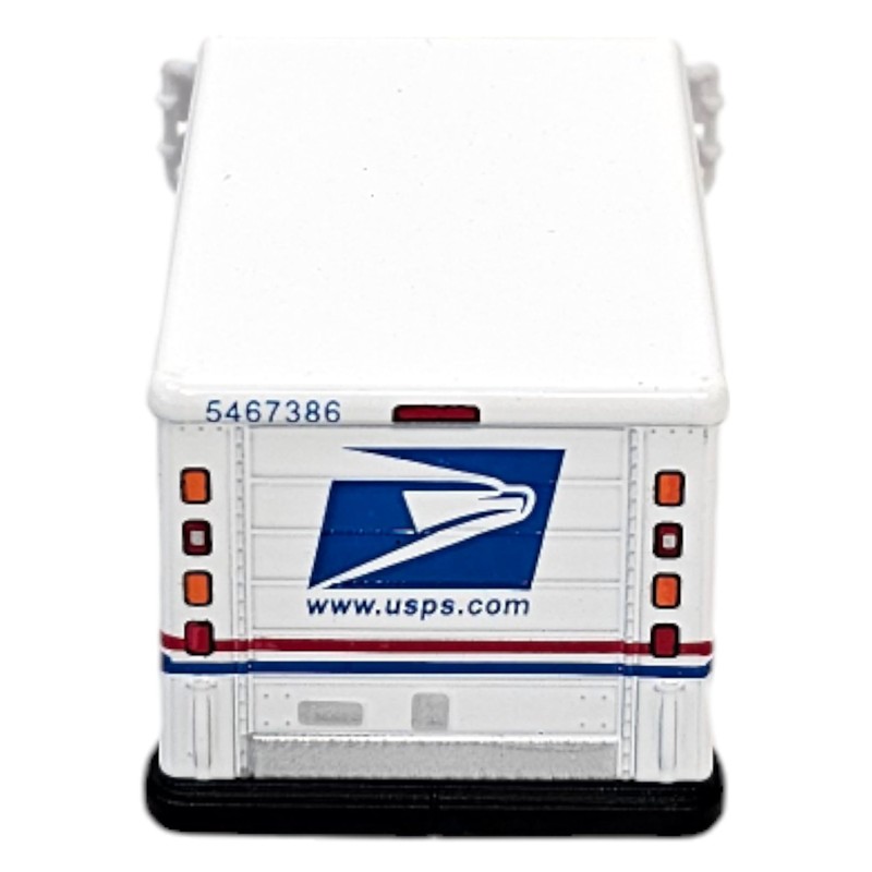 Zugar Land Die-Cast Pull Back Mini Postal Carrier Truck (2.5