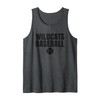 Maxwell Public Wildcats Baseball Tank Top