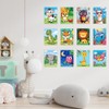 GLASSWINDS 12 Pcs Pre Drawn Canvas to Paint for Boys