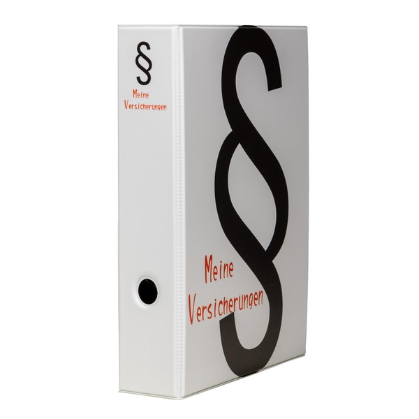 Motif Folder A4 Meine Versicherung, PVC Folder with 2 Mechanics,