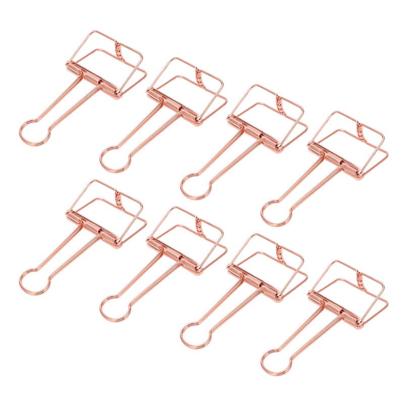 30Pcs Wire Binder Clips 2in Wide Hollow Out Strong Metal