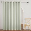 RYB HOME Extra Wide Semi Sheer Curtains, Grommet Easy Sliding