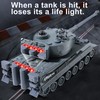 Bvrorere RC Tank, WW2 German Tiger Army Tank Toy, 2.4GHz