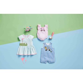 Mud Pie Baby Boys Golf Cart Jon Jon, Blue, 12-18M