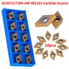 Akozon CNC Carbide Tips Inserts 10pcs Blade Cutter Lathe Lathe