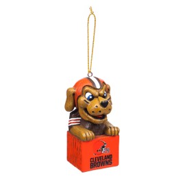 Team Sports America 3OT3807MAS Cleveland Browns Mascot Ornament