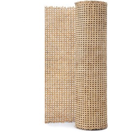 KOLWOVEN 16" Width Cane Webbing roll -Rattan Webbing for Caning Projects | 16" X 3 FEET | Pre - Woven Open Mesh Cane - Cane Webbing Sheet (3 FEET)