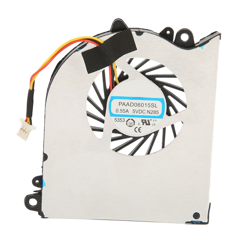 GS60 CPU Cooling Fan 3Pin Connector Durable Metal ABS Light